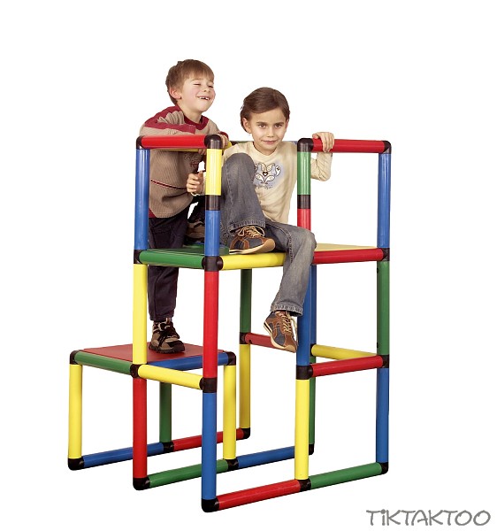 Tubes Move And Stic 35 Cm Verts Lot De 4 - Pour Portique D'escalade, Maison De Jeu, Construction Enfant - 6
